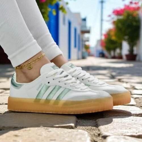 Samba Plataforma Gris-Verde profundo FE