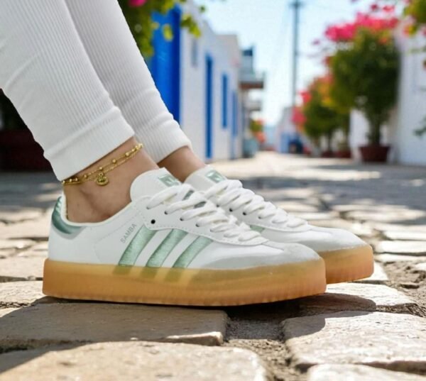 10 Samba Plataforma Gris-Verde profundo FE