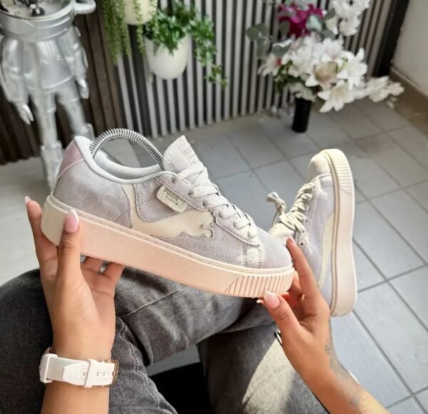puma suede 1 Suede Plataforma Gris FE