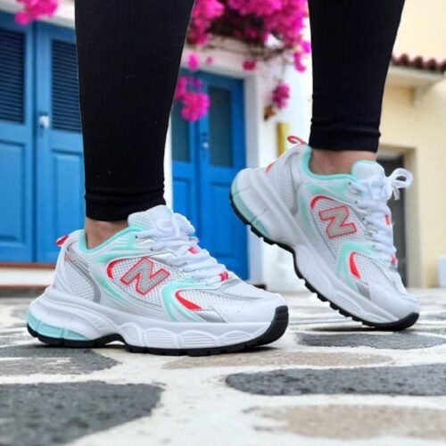 NB 530 Blanco-Naranja-Azul FE