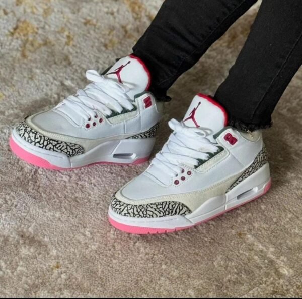 Retro 3 Blanca-Rosa  FE