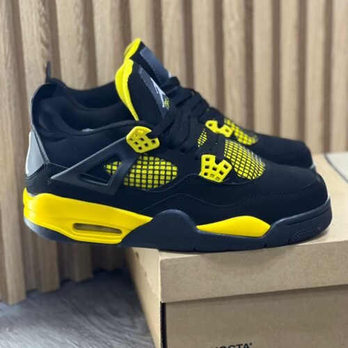 Retro 4 Negra-Amarillo MA