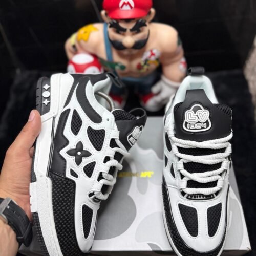 Skate Sneakers Negra-Blanca FE