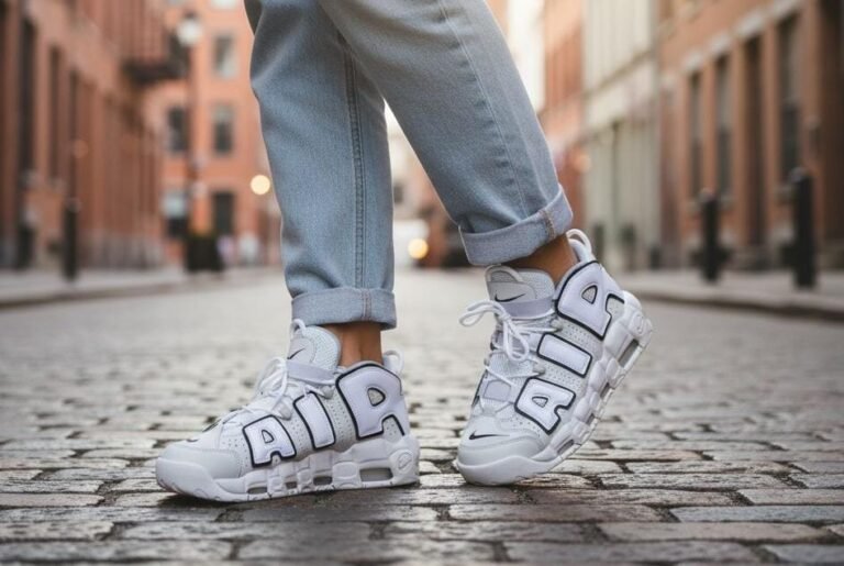 More Uptempo Blanca-Negra MA